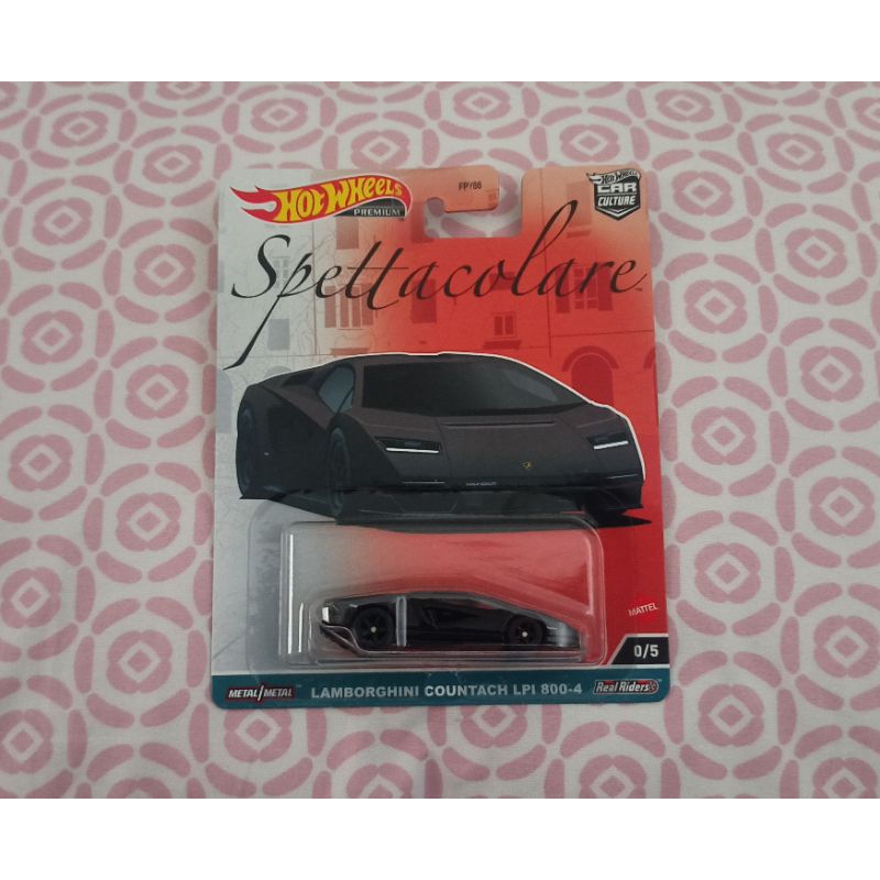 hotwheels lamborghini countach LIMITED special black edition