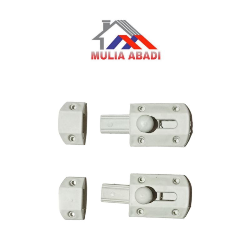 GRENDEL PINTU PVC / SLOT PINTU PVC