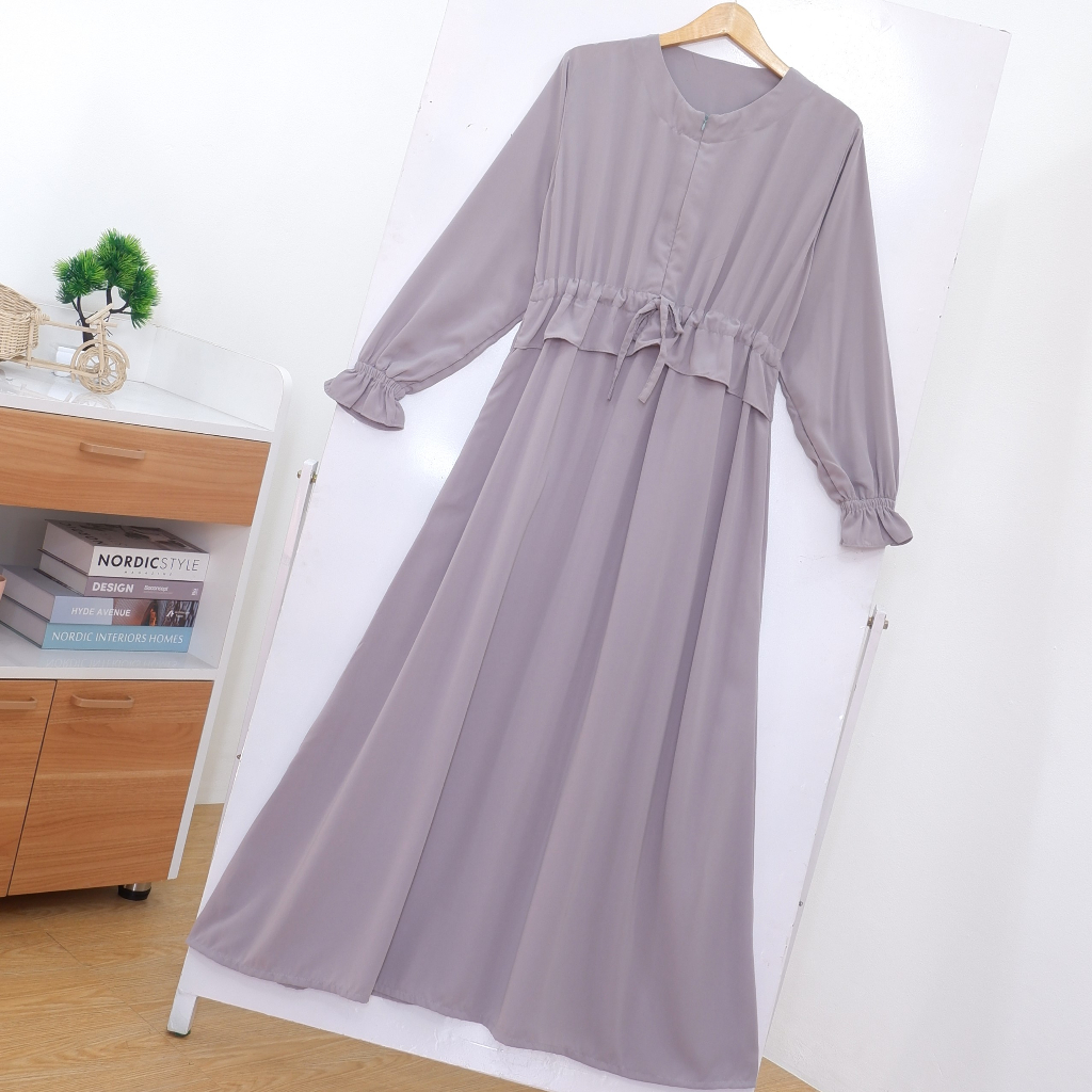 Gamis Polos Wolfis Tsamara