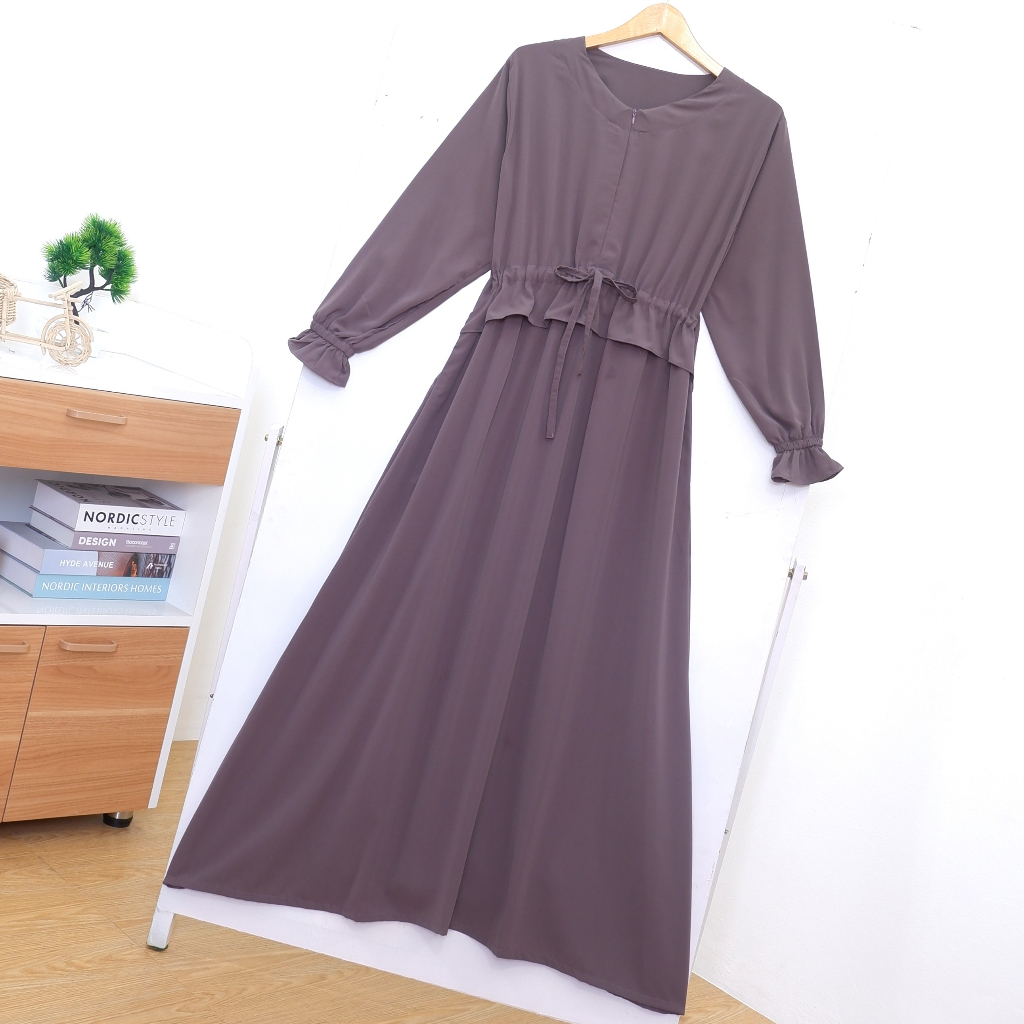 Gamis Polos Wolfis Tsamara