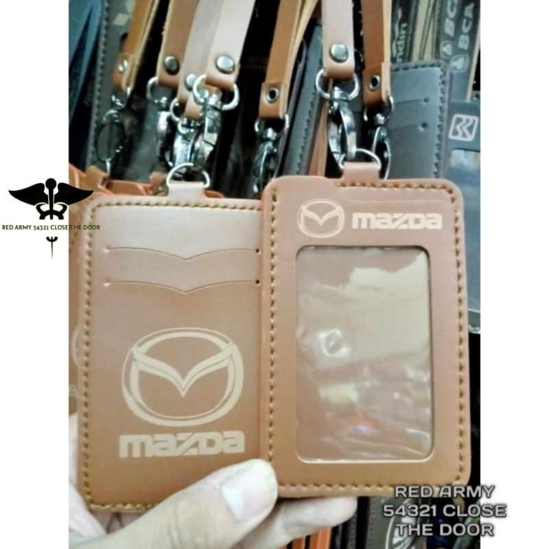 

ID Card Holder Tali Lanyard Name Tag Logo Mazda