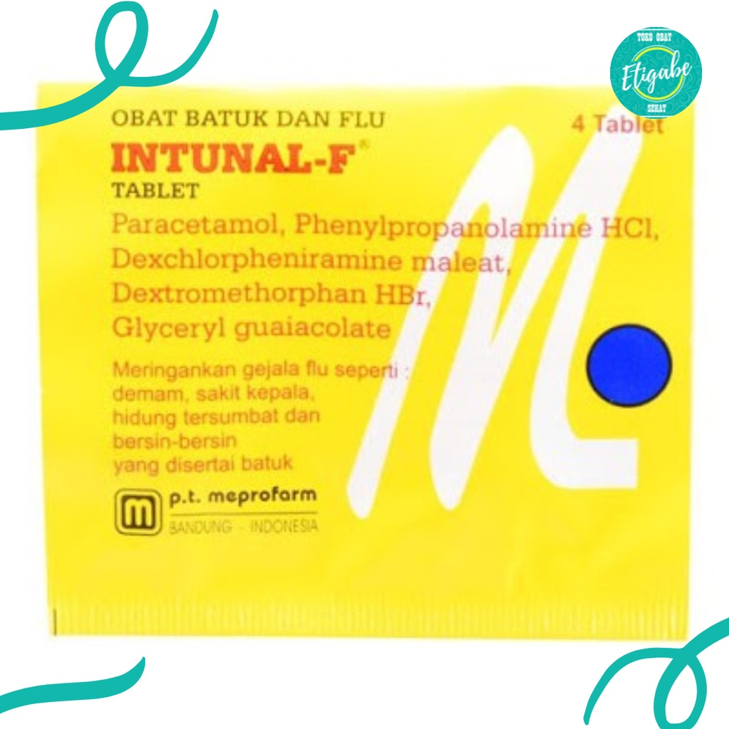 Intunal - F Tablet | Obat Batuk Dan Flu