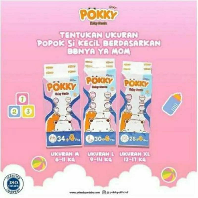 Pampers POKKY Body Pants Size L