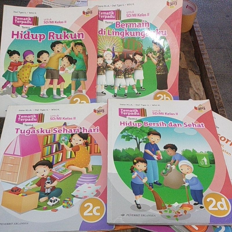

Buku tematik terpadu kelas 2A, B, C, D. ERLANGGA revisi KRk2013