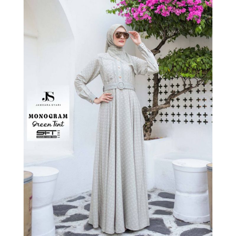 JAWHARA/Monogram set by Jawhara/Set syari/Syari premium/Syari elegant