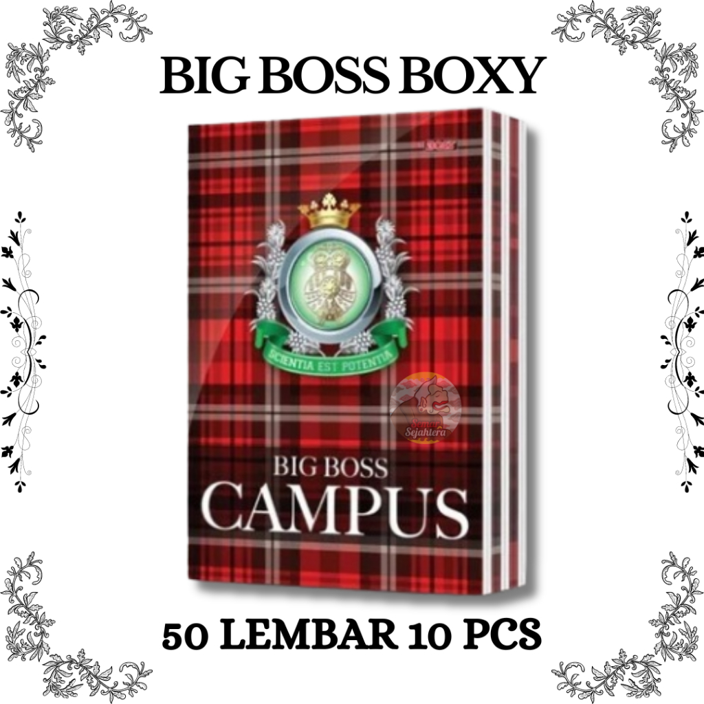 

[PAK] BUKU TULIS BIG BOSS BOXY B5 50 LEMBAR (ISI 10 PIECES)