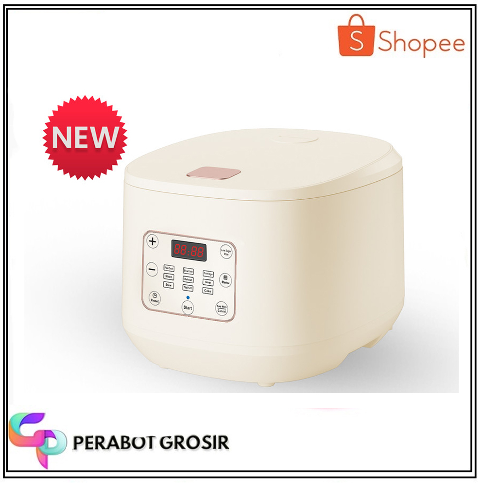 RAVELLE Rice Cooker Digital Low Carbo 5L- Penanak Nasi - Low Watt