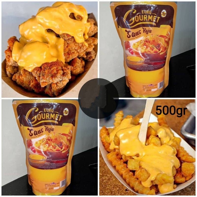 

EURO GOURMET CHEESE SAUCE ~ SAOS KEJU 500 GRAM