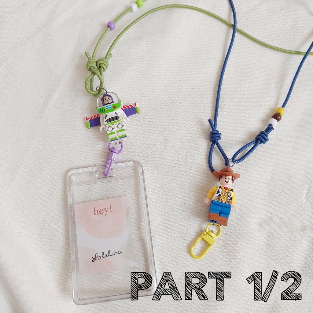 

[Lalaluna] LANYARD LEGO | GANTUNGAN ID CARD LEGO (part 1/2)