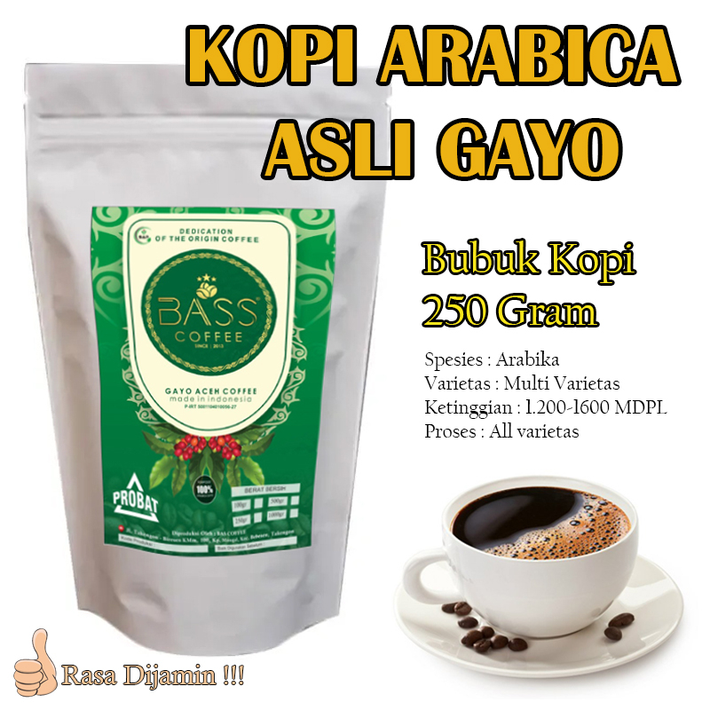 

Kopi Arabica Asli Gayo - Bubuk 250g