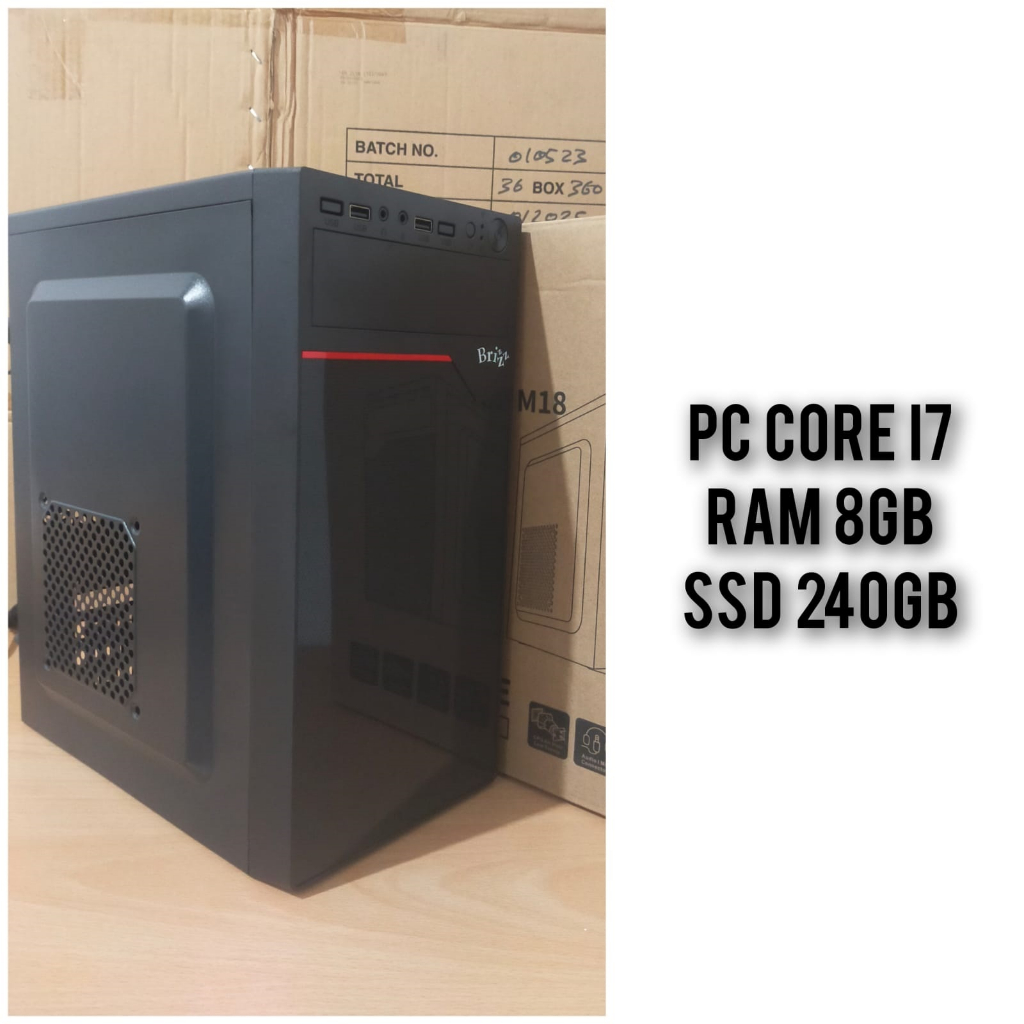 PC Core i7 Ram 8Gb SSD 240GB