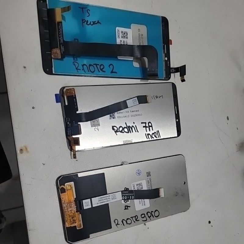 lcd ori oem xiaomi redmi note 9 pro / redmi 7a/ redmi note 2/redmi note 9