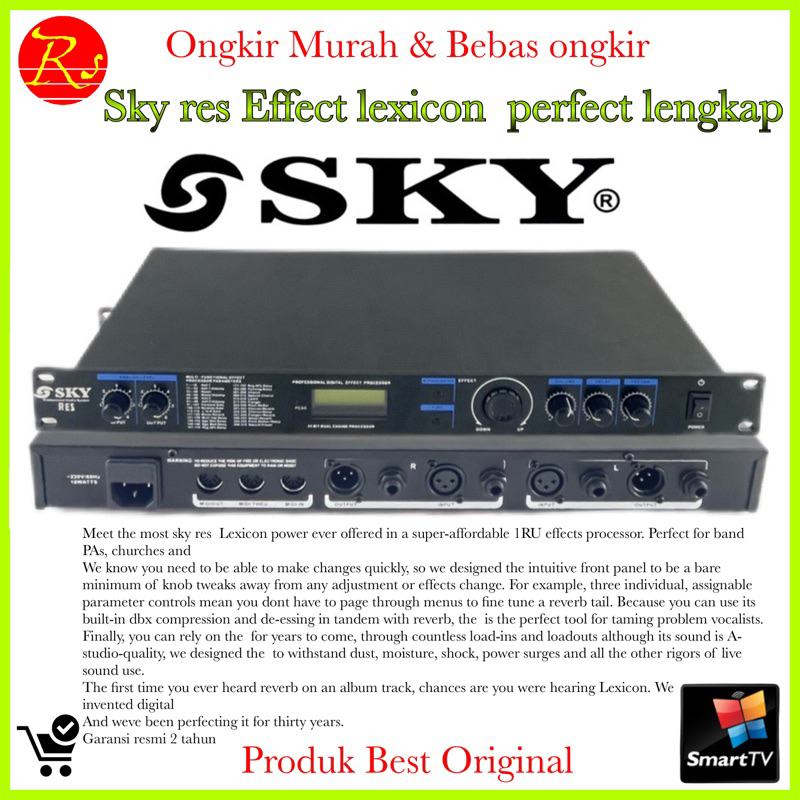 Procesor Effect Vocal  Sky res Lengkap Lexicon Mx 400 (Original)