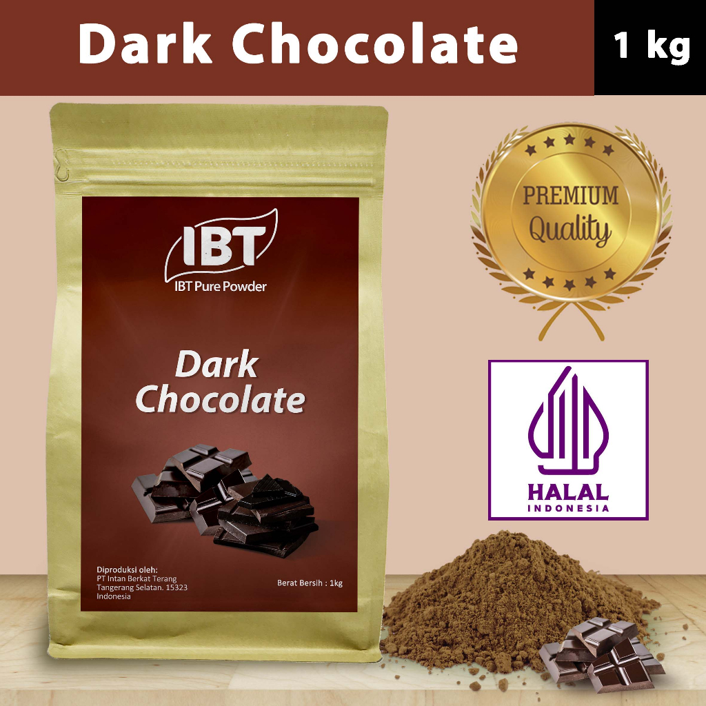 

Pure Dark Chocolate Powder Essence Murni Bubuk Coklat Import Makanan Kue