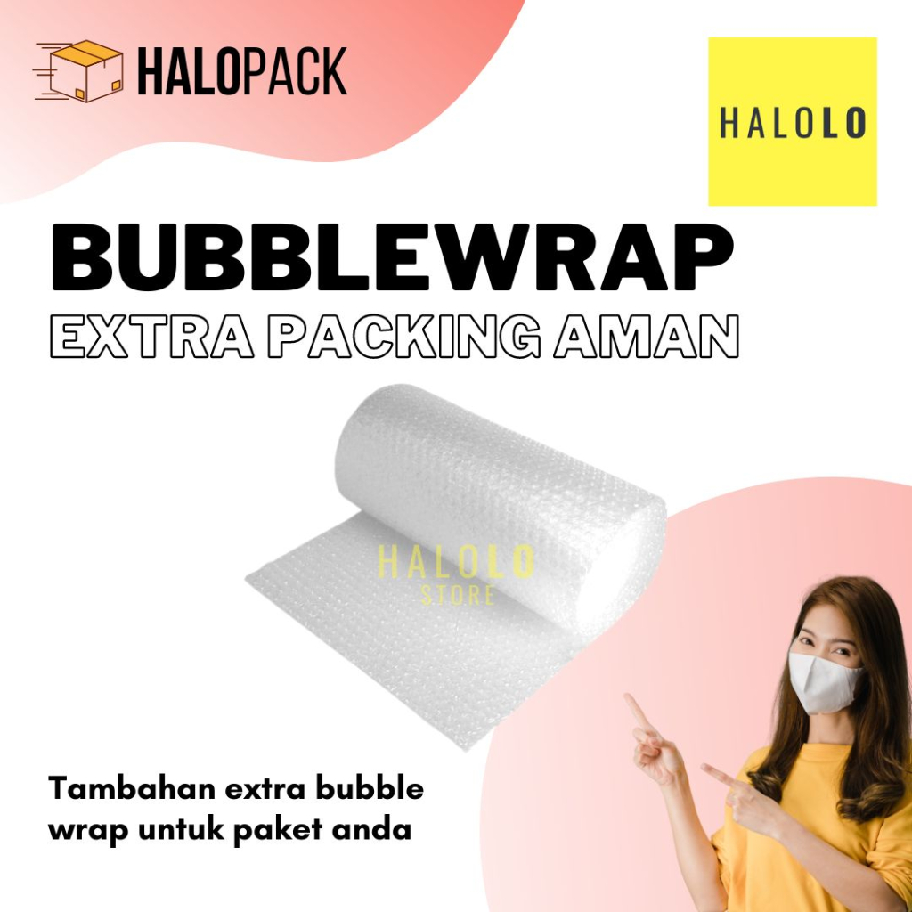 

Extra Bubble Wrap Packing Barang Tambahan Plastik Bubble Wrap