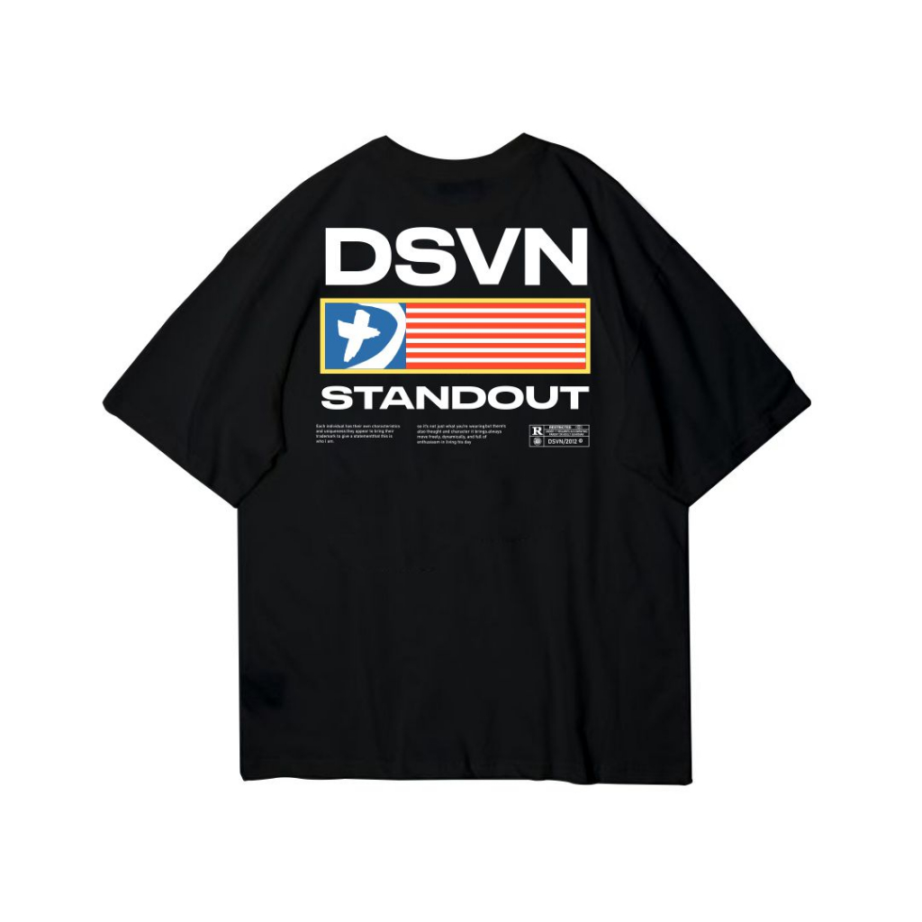 DSVN - OVERSIZE TEE PRIA (KAOS UKURAN BESAR) - NATION