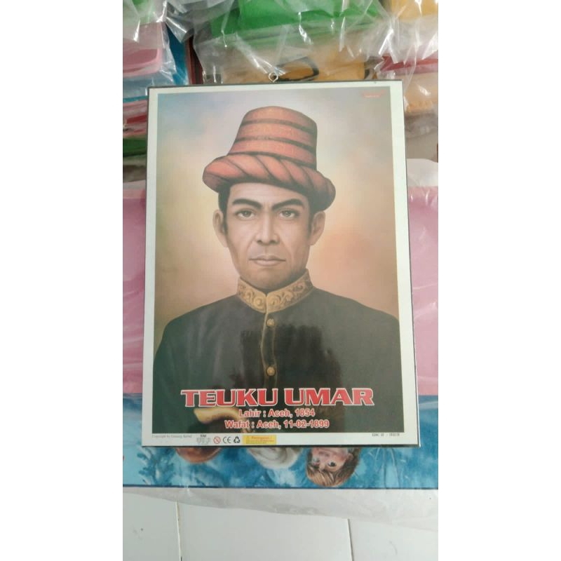 

Poster Bingkai Pahlawan Teuku Umar