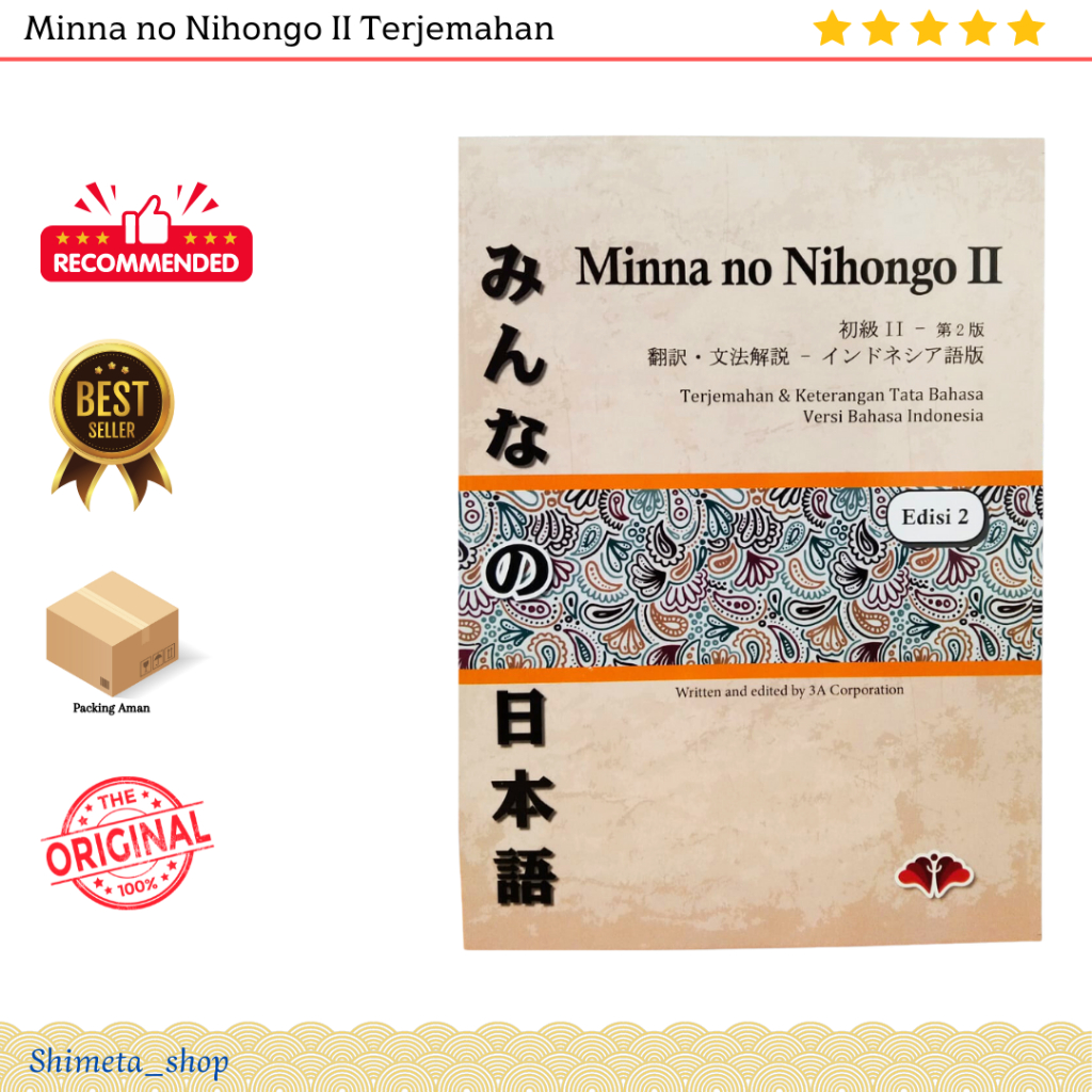 [ori] Minna no Nihongo Terjemahan 2, edisi ke-2