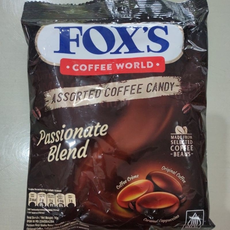 

FOX'S ASSORTED COFFEE CANDY 20pcs/bag