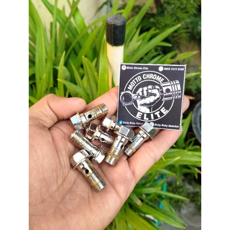 CROME ORIGINAL BAUT MASTER REM KALIPER HONDA