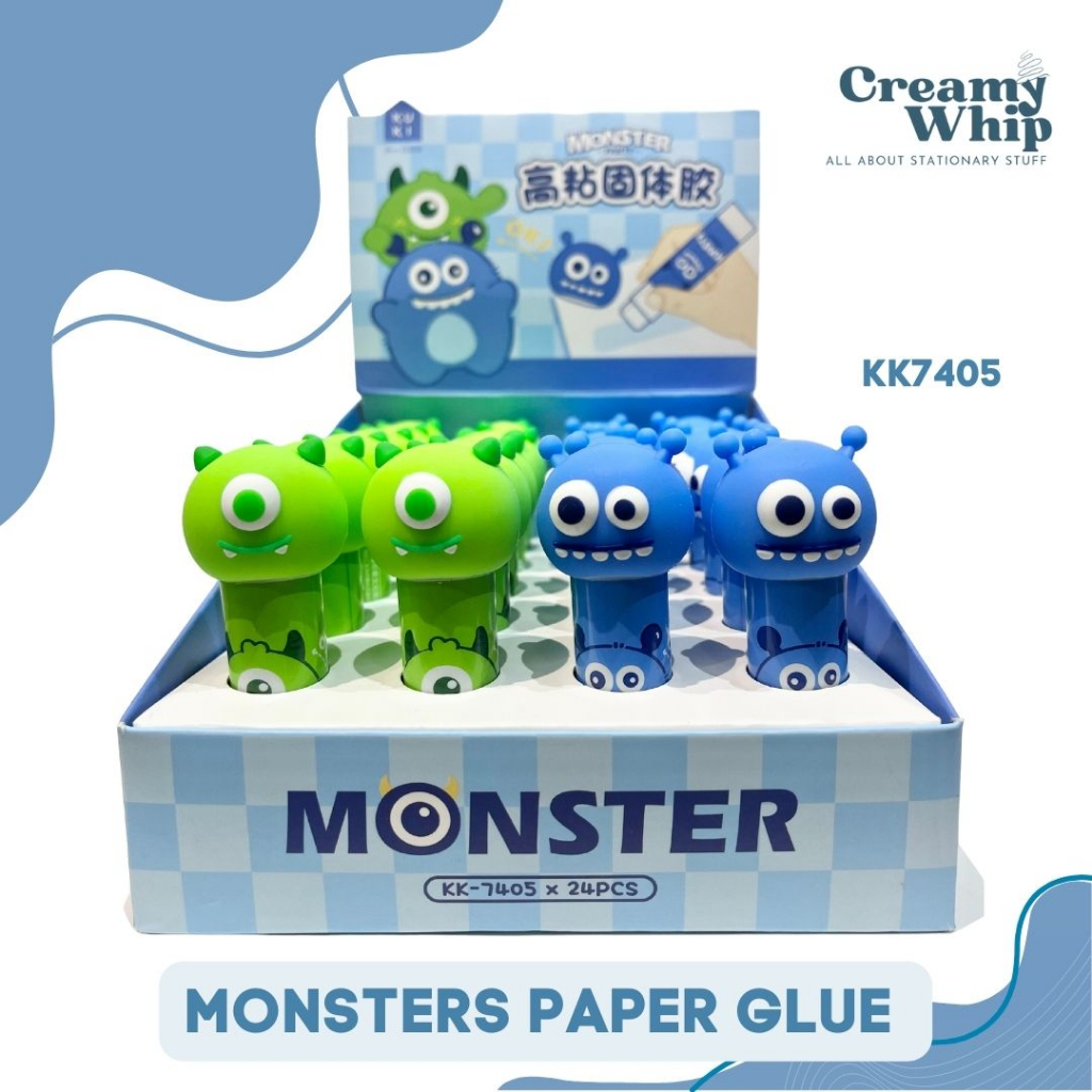 

Monsters Paper Glue - Lem Kertas Monster In*c Perekat Kertas Cute Paper Glue Stick