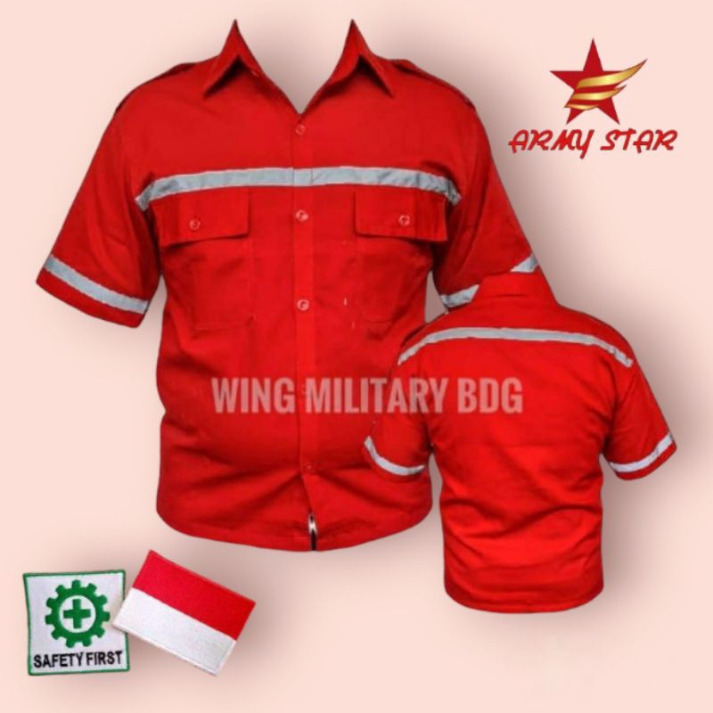 Kemeja Kerja Wearpack Lengan pendek