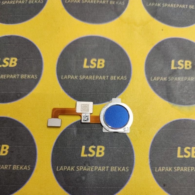 FLEXIBLE FINGERPRINT REALME 3 PRO BLUE ORIGINAL BEKAS