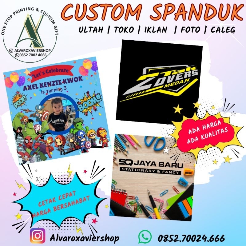 custom spanduk ulangtahun anak . banner ulangtahun anak . spanduk toko. spanduk usaha. spandukjualan