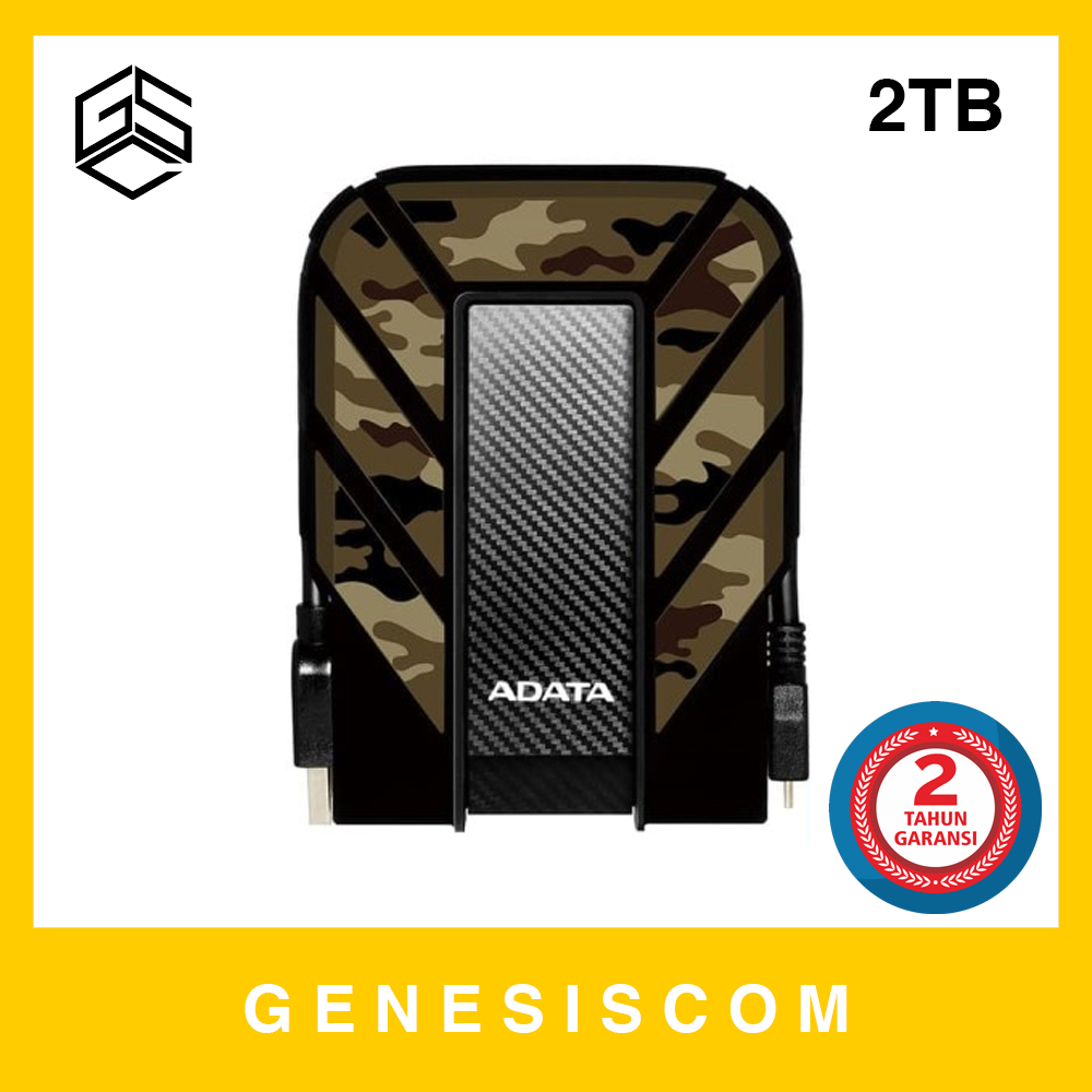 ADATA HD710M Pro 2TB Military Portable - Hard Disk Drive Storage Harddisk Hardisk External Anti Shoc