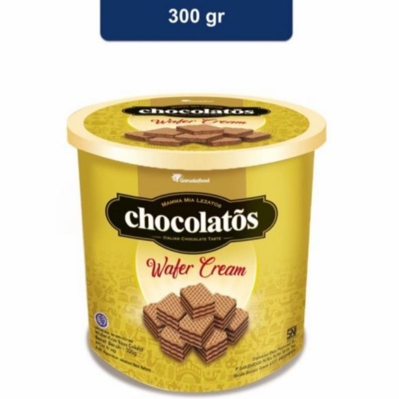 

Chocolatos Wafer Cream Rasa Coklat 300 gram Harga grosir Gudang