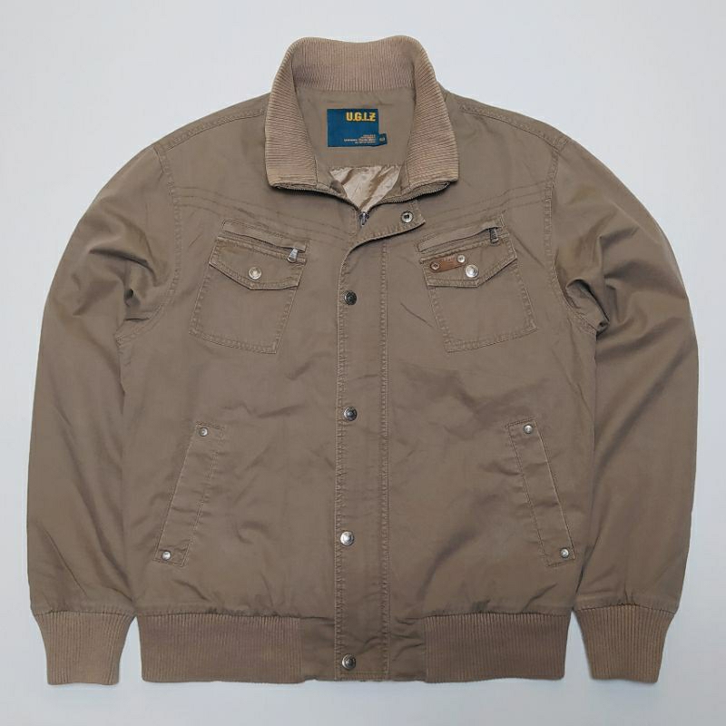 Jaket Kanvas Biker Casual UGIZ