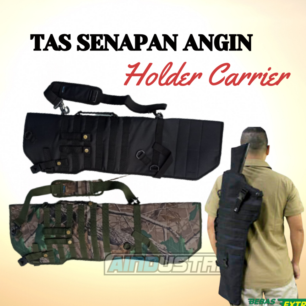 Sarung Camo Multi Pump Gejluk Popor Angin Panjang Bisa Dilipat