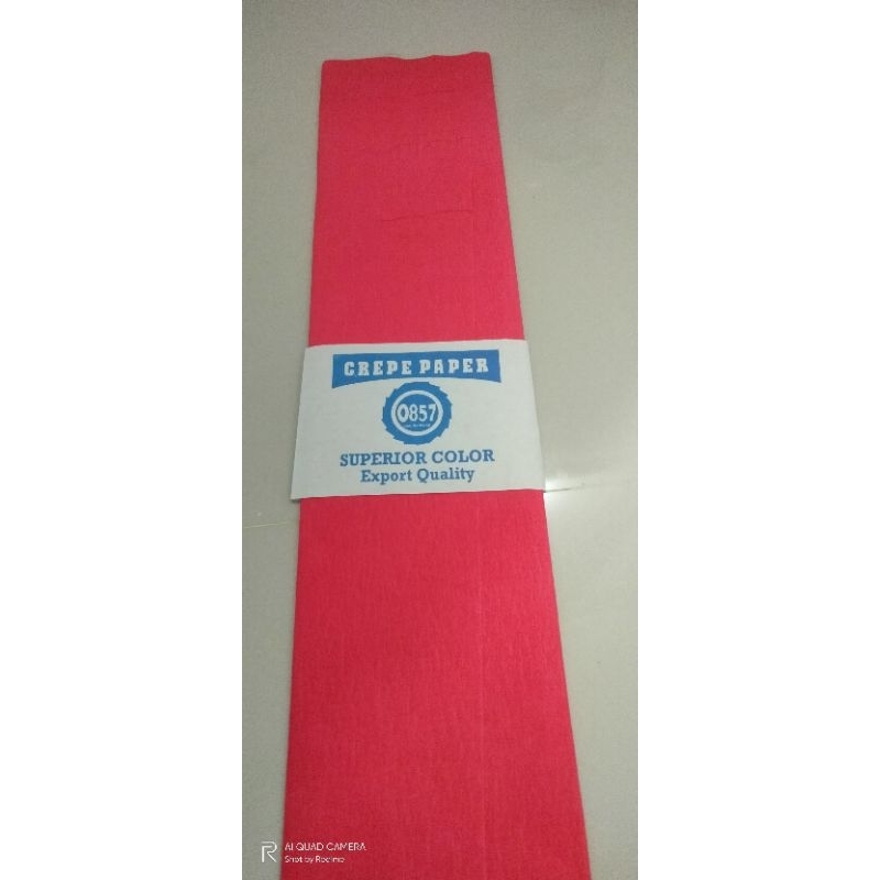 

Kertas klobot crape merah lembaran