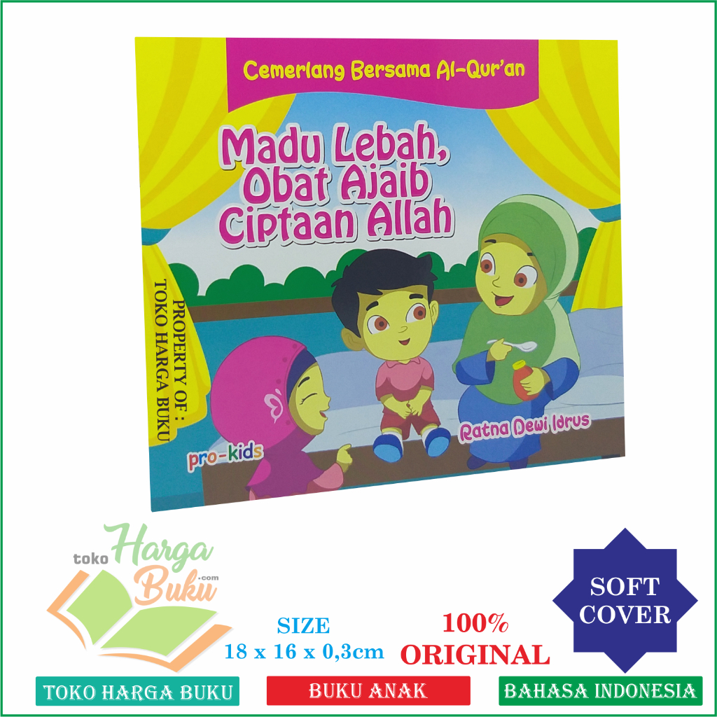 Foto Madu Lebah Obat Ajaib Ciptaan Allah Penerbit Pro-U Kids