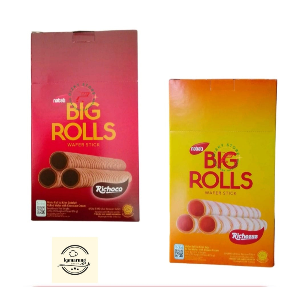 

BIG ROLL WAFER PACK ISI 20 BUNGKUS X 16 GR