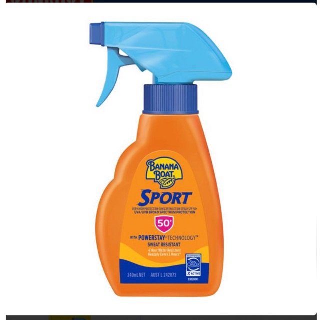 Banana Boat SPF 50+ Sport Trigger Spray 240ml
