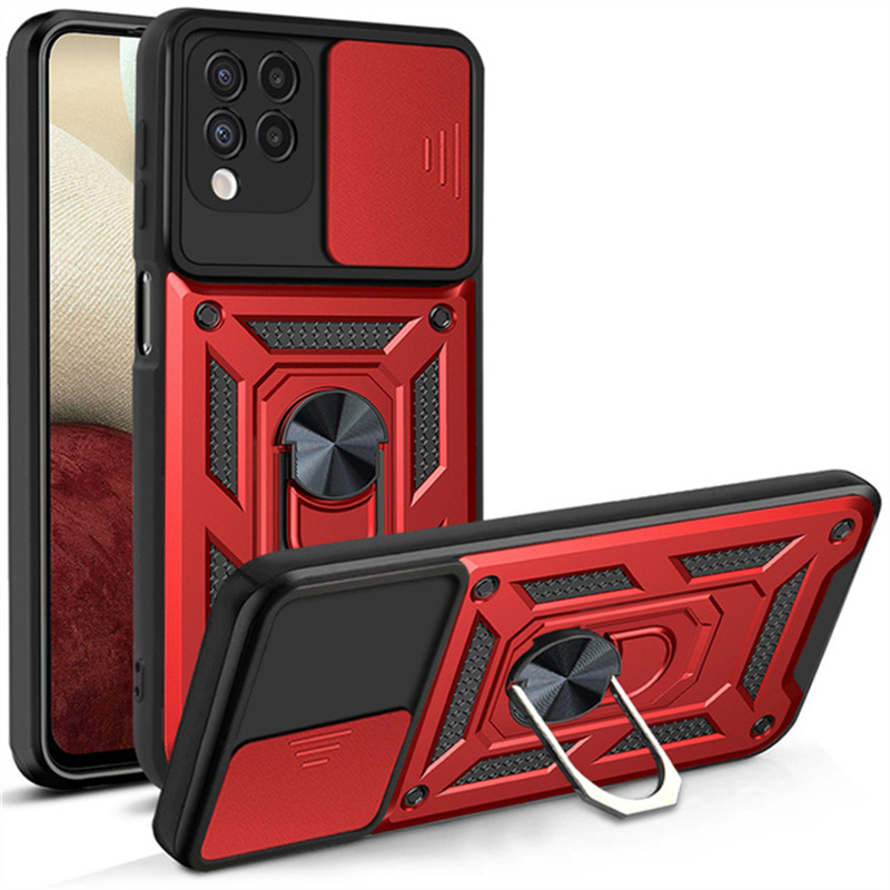 NEW Case Samsung A12 - M12 Case Softcase SLIDE ARMOR CAMERA PROTECTION Case Casing Hp Samsung A12 -