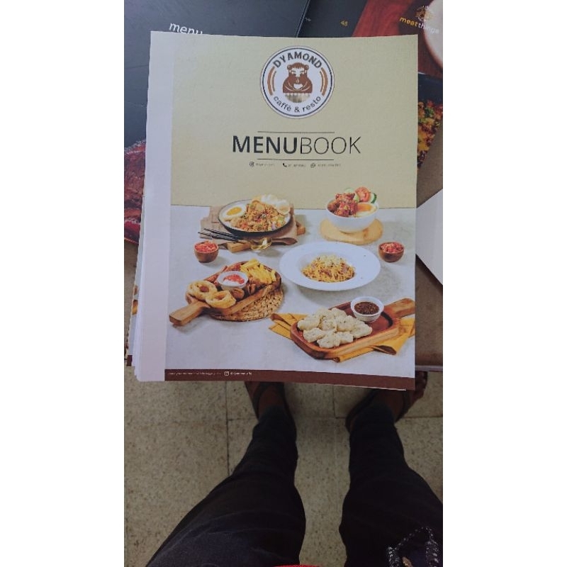 

cetak isi menu