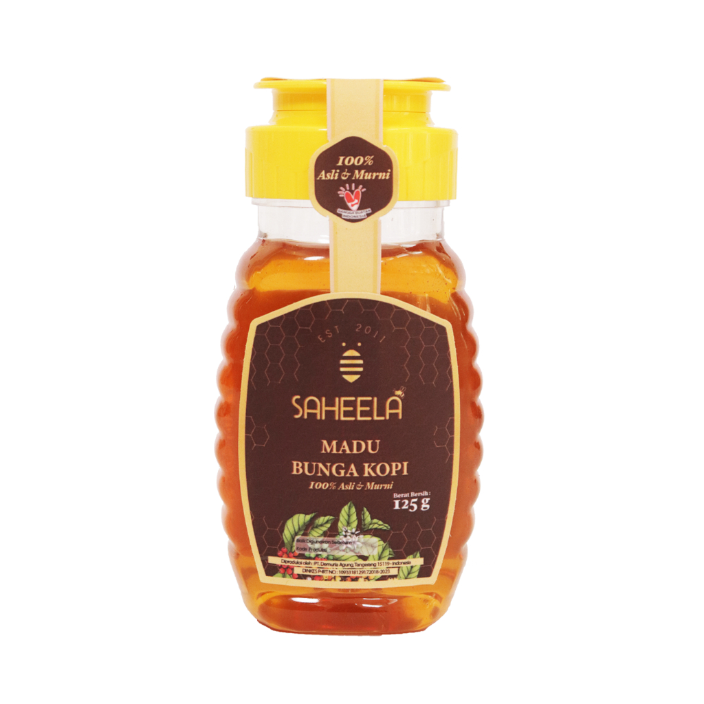 

Saheela Madu Murni Bunga Kopi 125GR BPOM | 100% Madu Murni Tanpa Campuran