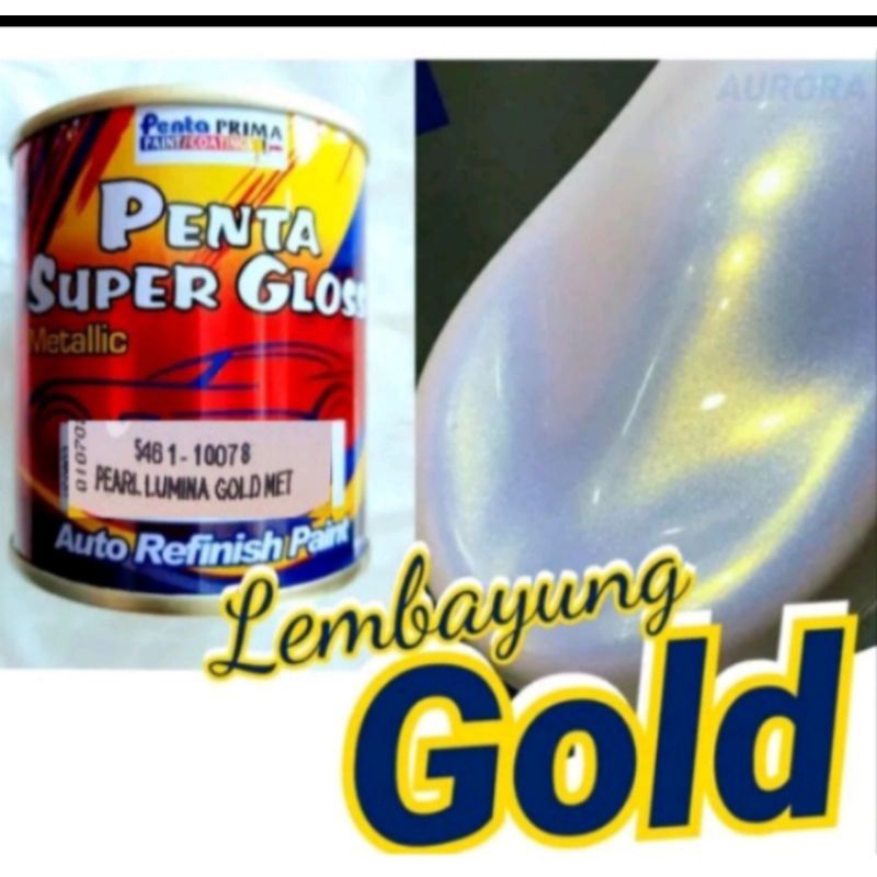 Cat Lembayung Gold Penta Super Gloss 5461-10087 Mutiara Kuning