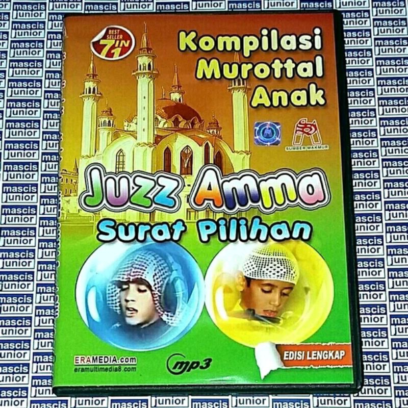 CD MP3 Murottal Anak Al Quran Juzz Amma Surat Pilihan Murattal MUHAMMAD M THOHA AHMAD SAUD YUSUF KAL