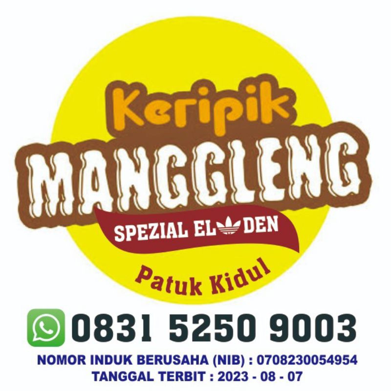 

keripik manggleng spezial el den rasa pedas manis