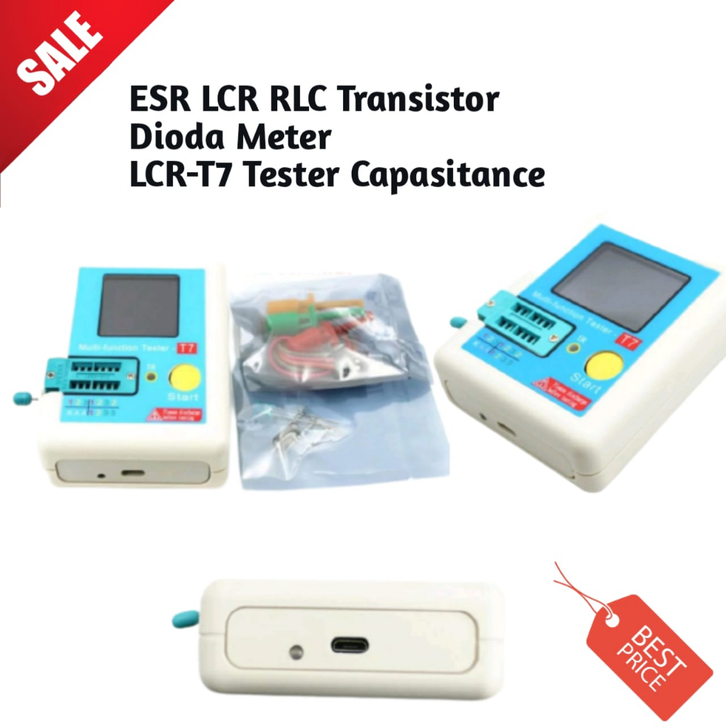 ESR LCR RLC Transistor Dioda Meter LCR-T7 [Baru]