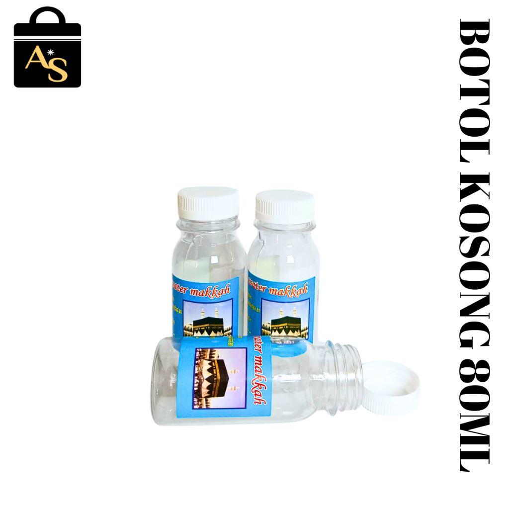 

Botol Air Zam Zam Kosong 80 / 60 Ml Ecer / per PCS