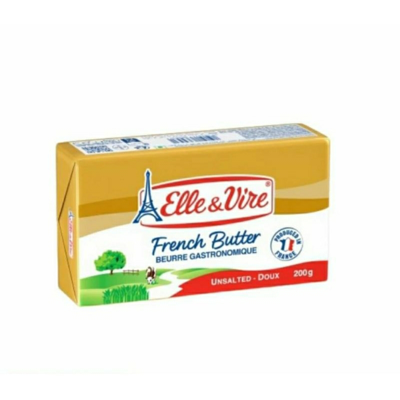 

Elle & Vire Unsalted Butter 200Gr