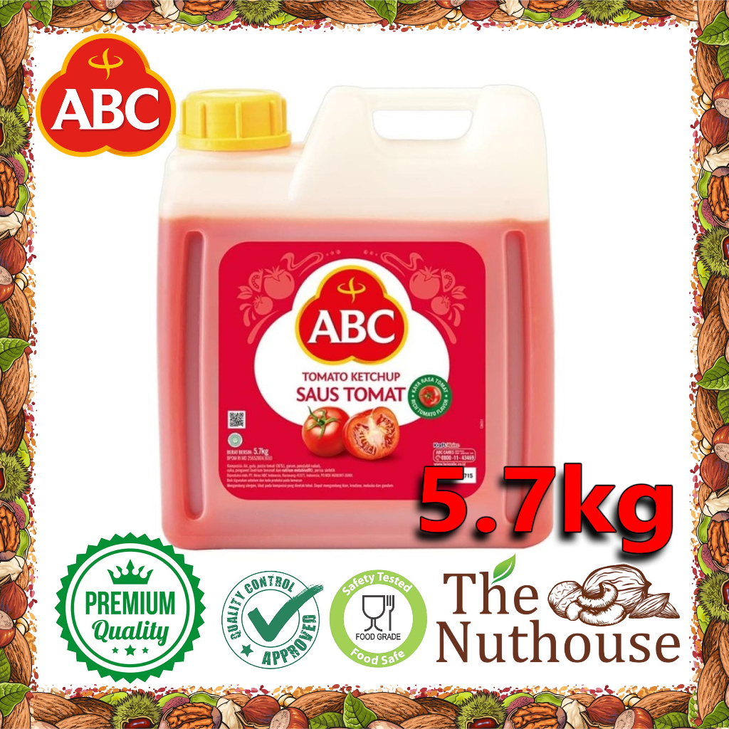 

ABC Tomato Ketchup / Saus Tomat 5.7kg [Jerigen 5,7 kg]