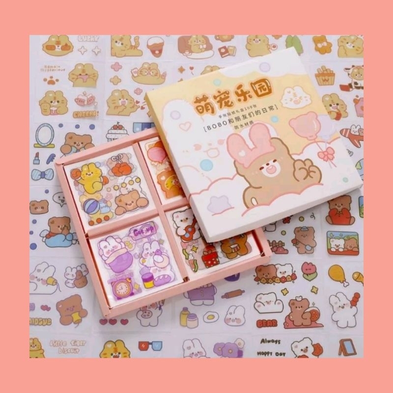 

Stiker kartun lucu viral kekinian stiker anak estetik 5 lembar