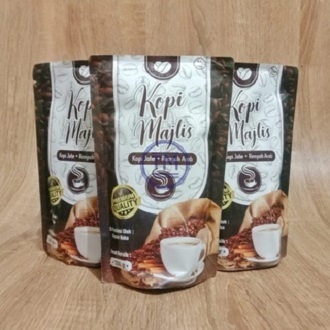

Kopi MAJLIS Dengan Kopi Jahe + Rempah Arab 200gr Kopi Jahe Nikmat Kopi Jahe Rempah Kopi Rempah Arab 100gr