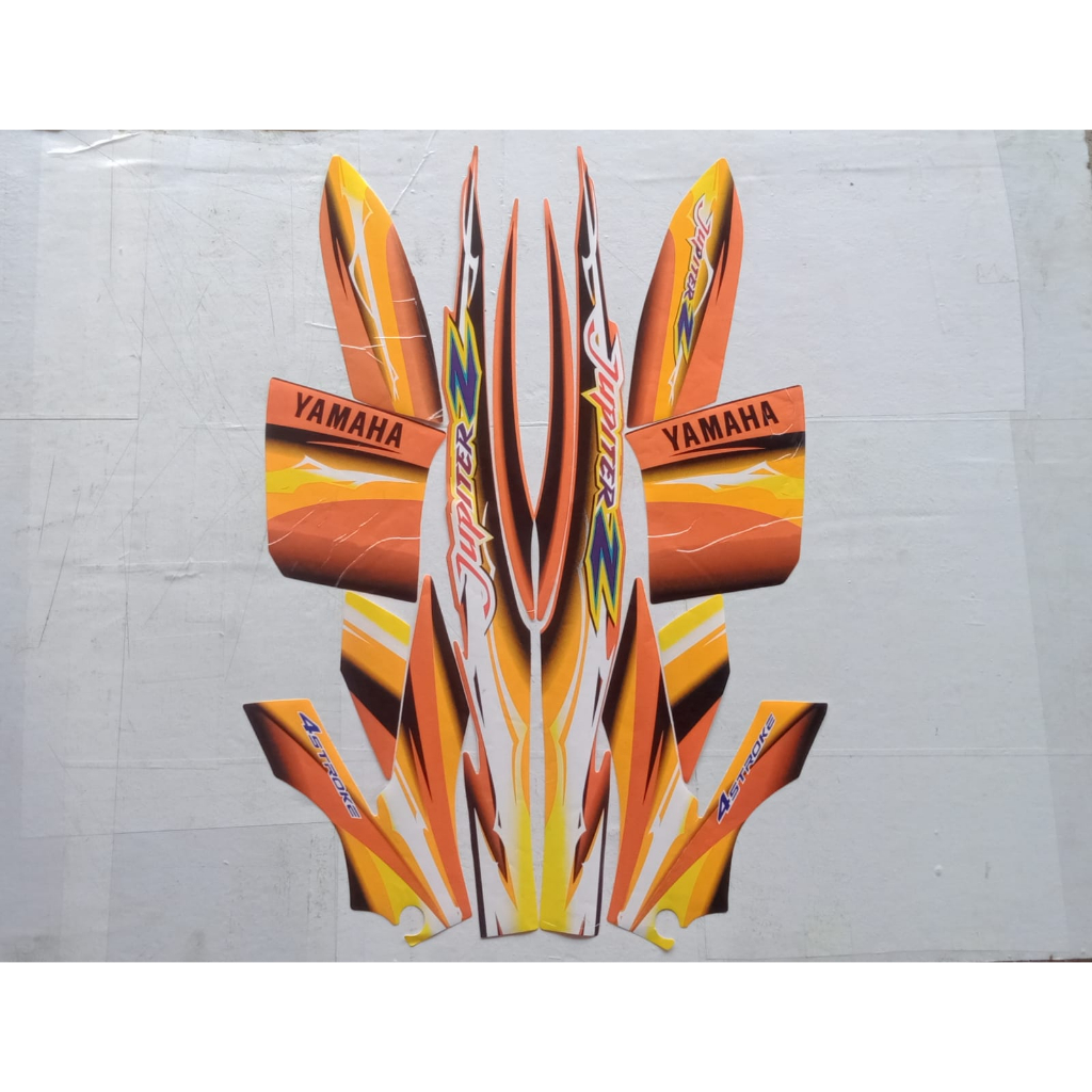 Stiker Standar Yamaha Jupiter Z 2004 - List Stiker Standar Jupiter Z 2004 - Striping StandarJupiter 