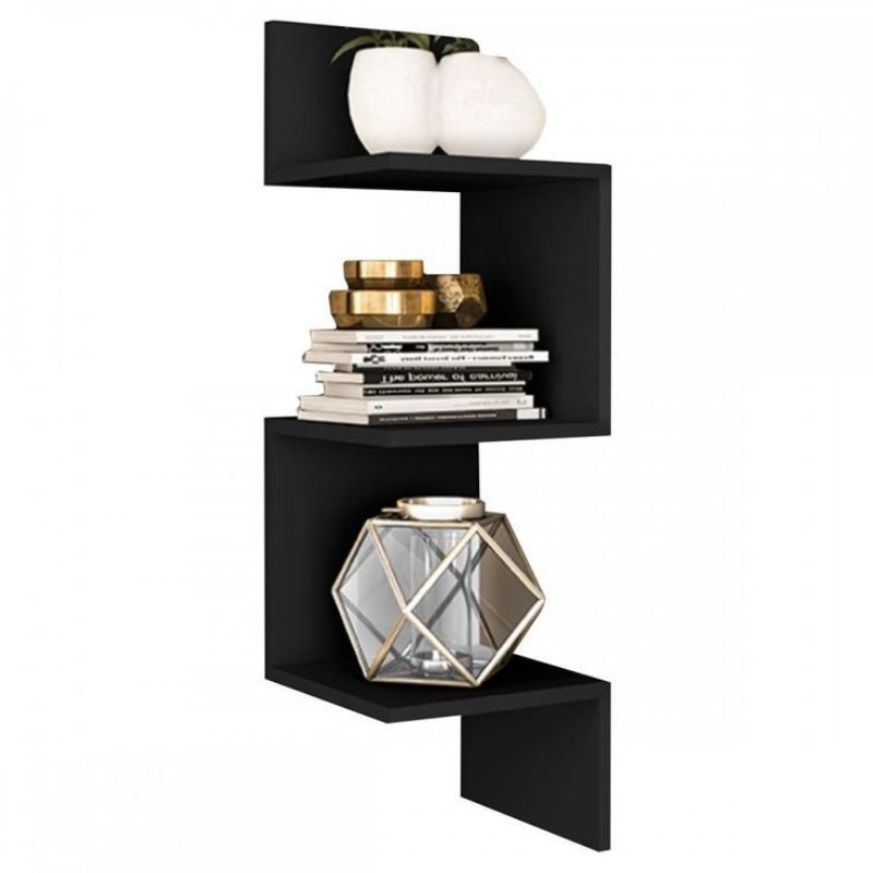 Rak Sudut Minimalis Rumah Kamar Ruang Tamu Dekorasi Ruangan Unik Serbaguna Bahan Kokoh